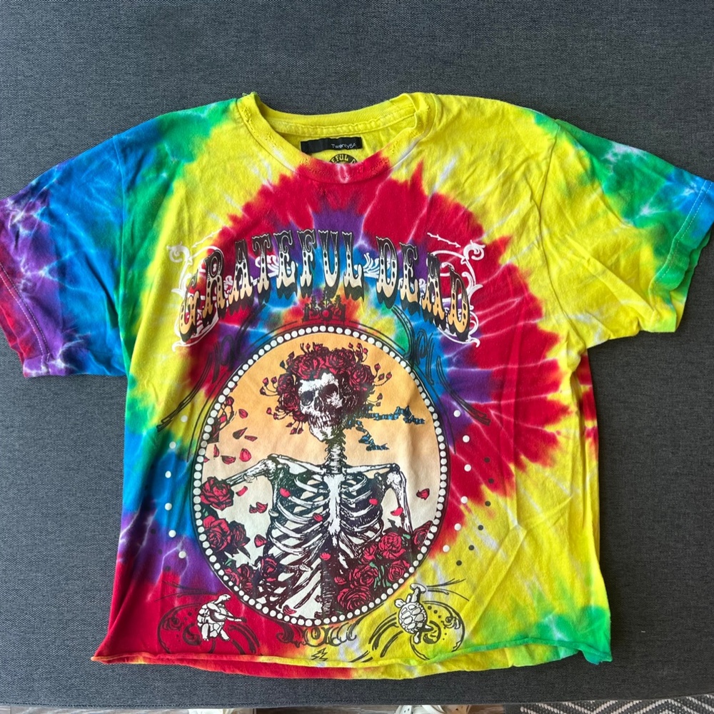 Tie Dye Crop Boxy Grateful Dead T-shirt